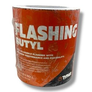 Typar Flashing BUTYL 6in x 75ft roll / Peel & Stick / NEW 1 Roll Easy To Handle